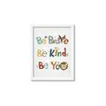 Picture of Be Kind Animals _GroupedProduct_Rectangle_Portrait_Mini_ _GroupedProduct_Rectangle_Portrait_Framed_Matted_