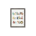 Picture of Be Kind Animals _GroupedProduct_Rectangle_Portrait_Mini_ _GroupedProduct_Rectangle_Portrait_Framed_Matted_