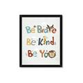 Picture of Be Kind Animals _GroupedProduct_Rectangle_Portrait_Mini_ _GroupedProduct_Rectangle_Portrait_Framed_Matted_