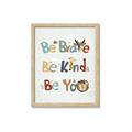 Picture of Be Kind Animals _GroupedProduct_Rectangle_Portrait_Mini_ _GroupedProduct_Rectangle_Portrait_Framed_Matted_
