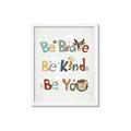 Picture of Be Kind Animals _GroupedProduct_Rectangle_Portrait_Mini_ _GroupedProduct_Rectangle_Portrait_Framed_Matted_