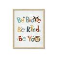 Picture of Be Kind Animals _GroupedProduct_Rectangle_Portrait_Mini_ _GroupedProduct_Rectangle_Portrait_Framed_Matted_
