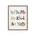 Picture of Be Kind Animals _GroupedProduct_Rectangle_Portrait_Mini_ _GroupedProduct_Rectangle_Portrait_Framed_Matted_