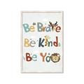 Picture of Be Kind Animals _GroupedProduct_Rectangle_Portrait_Mini_ _GroupedProduct_Rectangle_Portrait_Framed_Matted_