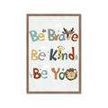 Picture of Be Kind Animals _GroupedProduct_Rectangle_Portrait_Mini_ _GroupedProduct_Rectangle_Portrait_Framed_Matted_