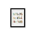 Picture of Be Kind Animals _GroupedProduct_Rectangle_Portrait_Mini_ _GroupedProduct_Rectangle_Portrait_Framed_Matted_