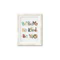 Picture of Be Kind Animals _GroupedProduct_Rectangle_Portrait_Mini_ _GroupedProduct_Rectangle_Portrait_Framed_Matted_