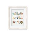 Picture of Be Kind Animals _GroupedProduct_Rectangle_Portrait_Mini_ _GroupedProduct_Rectangle_Portrait_Framed_Matted_