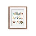 Picture of Be Kind Animals _GroupedProduct_Rectangle_Portrait_Mini_ _GroupedProduct_Rectangle_Portrait_Framed_Matted_