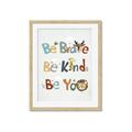 Picture of Be Kind Animals _GroupedProduct_Rectangle_Portrait_Mini_ _GroupedProduct_Rectangle_Portrait_Framed_Matted_