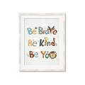 Picture of Be Kind Animals _GroupedProduct_Rectangle_Portrait_Mini_ _GroupedProduct_Rectangle_Portrait_Framed_Matted_