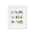 Picture of Be Kind Animals _GroupedProduct_Rectangle_Portrait_Mini_ _GroupedProduct_Rectangle_Portrait_Framed_Matted_