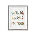 Picture of Be Kind Animals _GroupedProduct_Rectangle_Portrait_Mini_ _GroupedProduct_Rectangle_Portrait_Framed_Matted_