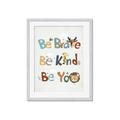 Picture of Be Kind Animals _GroupedProduct_Rectangle_Portrait_Mini_ _GroupedProduct_Rectangle_Portrait_Framed_Matted_