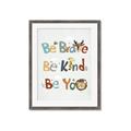 Picture of Be Kind Animals _GroupedProduct_Rectangle_Portrait_Mini_ _GroupedProduct_Rectangle_Portrait_Framed_Matted_