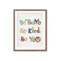 Picture of Be Kind Animals _GroupedProduct_Rectangle_Portrait_Mini_ _GroupedProduct_Rectangle_Portrait_Framed_Matted_