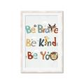 Picture of Be Kind Animals _GroupedProduct_Rectangle_Portrait_Mini_ _GroupedProduct_Rectangle_Portrait_Framed_Matted_