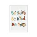 Picture of Be Kind Animals _GroupedProduct_Rectangle_Portrait_Mini_ _GroupedProduct_Rectangle_Portrait_Framed_Matted_