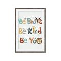 Picture of Be Kind Animals _GroupedProduct_Rectangle_Portrait_Mini_ _GroupedProduct_Rectangle_Portrait_Framed_Matted_