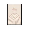 Picture of Be You  _GroupedProduct_Rectangle_Portrait_Mini_ _GroupedProduct_Rectangle_Portrait_Framed_Matted_