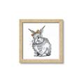 Picture of Baby Grey Bunny _GroupedProduct_Square_Mini_ _GroupedProduct_Square_Framed_Matted_