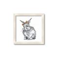 Picture of Baby Grey Bunny _GroupedProduct_Square_Mini_ _GroupedProduct_Square_Framed_Matted_