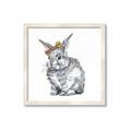Picture of Baby Grey Bunny _GroupedProduct_Square_Mini_ _GroupedProduct_Square_Framed_Matted_