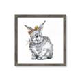 Picture of Baby Grey Bunny _GroupedProduct_Square_Mini_ _GroupedProduct_Square_Framed_Matted_
