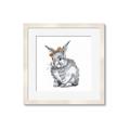 Picture of Baby Grey Bunny _GroupedProduct_Square_Mini_ _GroupedProduct_Square_Framed_Matted_