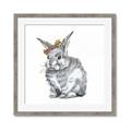 Picture of Baby Grey Bunny _GroupedProduct_Square_Mini_ _GroupedProduct_Square_Framed_Matted_