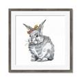 Picture of Baby Grey Bunny _GroupedProduct_Square_Mini_ _GroupedProduct_Square_Framed_Matted_