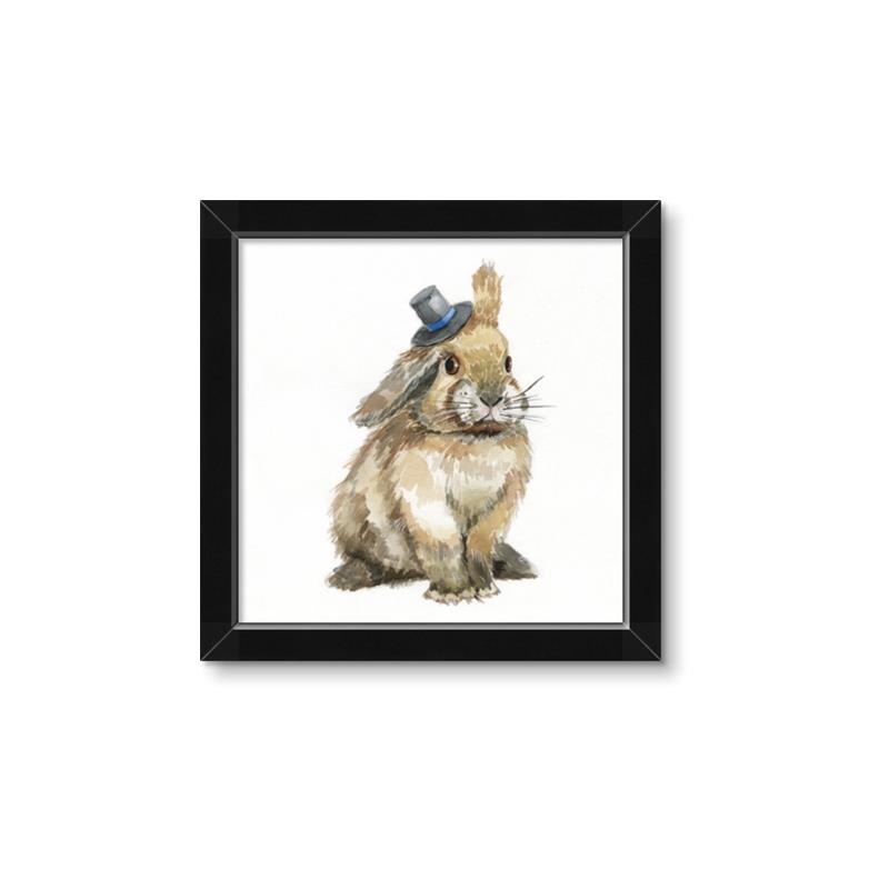 Picture of Baby Brown Bunny _GroupedProduct_Square_Mini_ _GroupedProduct_Square_Framed_Matted_