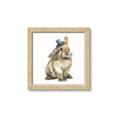 Picture of Baby Brown Bunny _GroupedProduct_Square_Mini_ _GroupedProduct_Square_Framed_Matted_