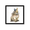 Picture of Baby Brown Bunny _GroupedProduct_Square_Mini_ _GroupedProduct_Square_Framed_Matted_