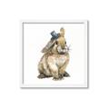 Picture of Baby Brown Bunny _GroupedProduct_Square_Mini_ _GroupedProduct_Square_Framed_Matted_