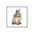 Picture of Baby Brown Bunny _GroupedProduct_Square_Mini_ _GroupedProduct_Square_Framed_Matted_