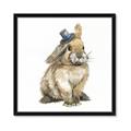 Picture of Baby Brown Bunny _GroupedProduct_Square_Mini_ _GroupedProduct_Square_Framed_Matted_