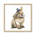 Picture of Baby Brown Bunny _GroupedProduct_Square_Mini_ _GroupedProduct_Square_Framed_Matted_