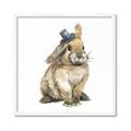 Picture of Baby Brown Bunny _GroupedProduct_Square_Mini_ _GroupedProduct_Square_Framed_Matted_