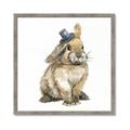 Picture of Baby Brown Bunny _GroupedProduct_Square_Mini_ _GroupedProduct_Square_Framed_Matted_