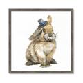 Picture of Baby Brown Bunny _GroupedProduct_Square_Mini_ _GroupedProduct_Square_Framed_Matted_