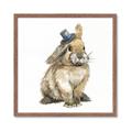 Picture of Baby Brown Bunny _GroupedProduct_Square_Mini_ _GroupedProduct_Square_Framed_Matted_
