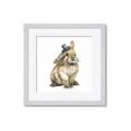 Picture of Baby Brown Bunny _GroupedProduct_Square_Mini_ _GroupedProduct_Square_Framed_Matted_