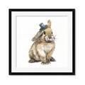 Picture of Baby Brown Bunny _GroupedProduct_Square_Mini_ _GroupedProduct_Square_Framed_Matted_