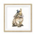 Picture of Baby Brown Bunny _GroupedProduct_Square_Mini_ _GroupedProduct_Square_Framed_Matted_