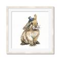 Picture of Baby Brown Bunny _GroupedProduct_Square_Mini_ _GroupedProduct_Square_Framed_Matted_