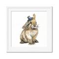 Picture of Baby Brown Bunny _GroupedProduct_Square_Mini_ _GroupedProduct_Square_Framed_Matted_