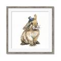 Picture of Baby Brown Bunny _GroupedProduct_Square_Mini_ _GroupedProduct_Square_Framed_Matted_