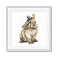 Picture of Baby Brown Bunny _GroupedProduct_Square_Mini_ _GroupedProduct_Square_Framed_Matted_