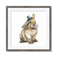 Picture of Baby Brown Bunny _GroupedProduct_Square_Mini_ _GroupedProduct_Square_Framed_Matted_